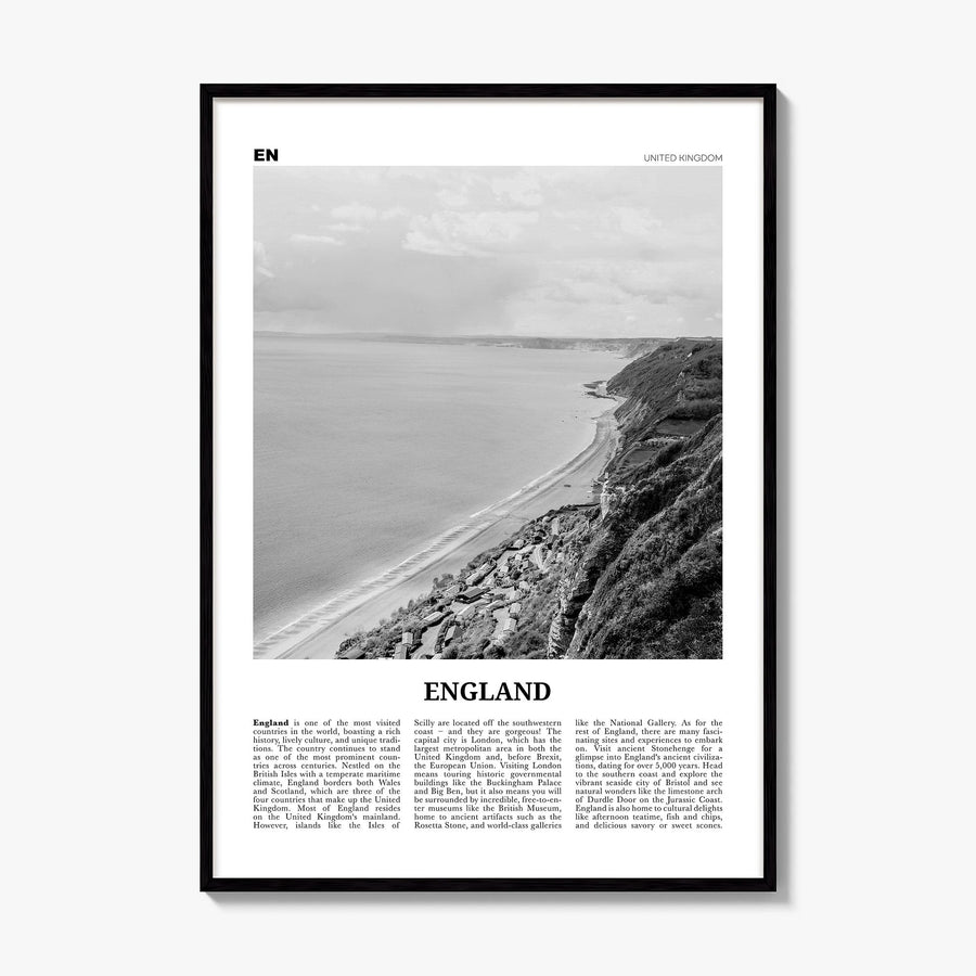 England Newspaper Poster, framed poster mockup