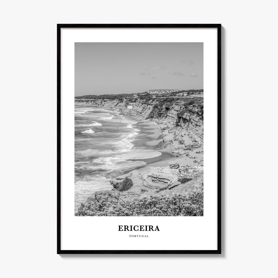 Ericeira Classic Poster, framed poster mockup