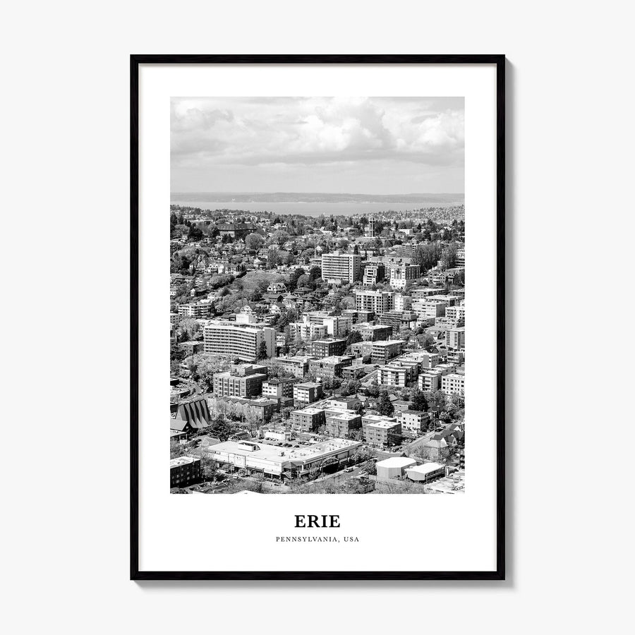 Erie Classic Poster, framed poster mockup