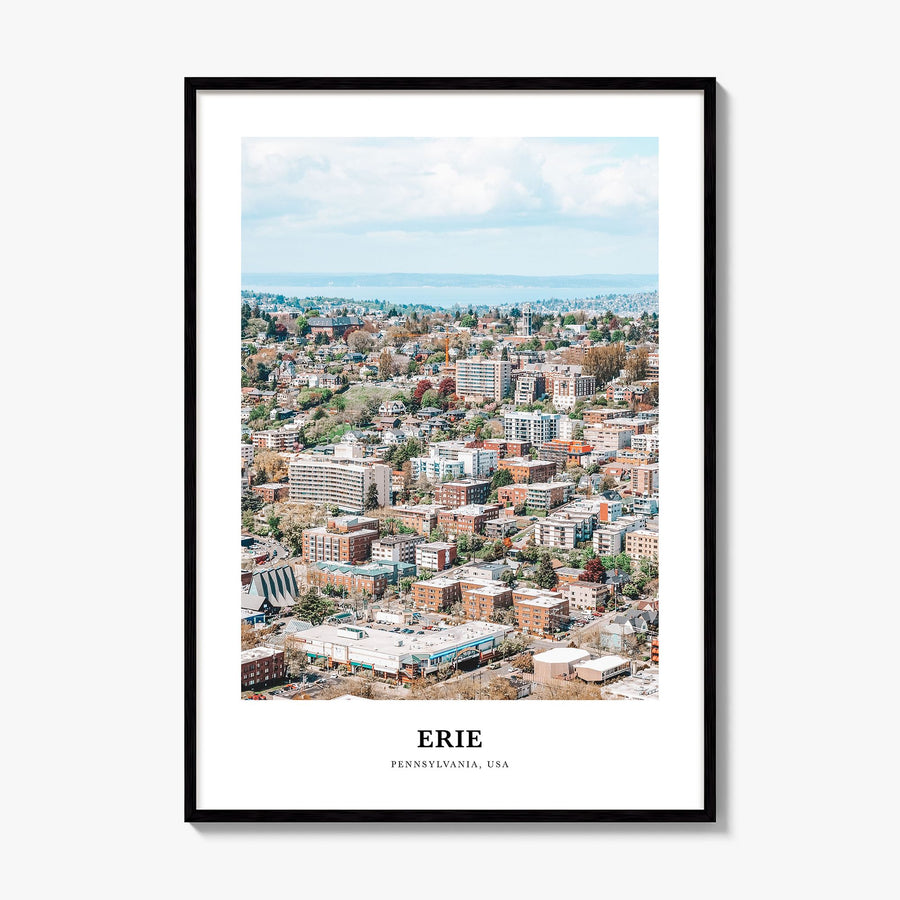Erie Classic Poster, framed poster mockup