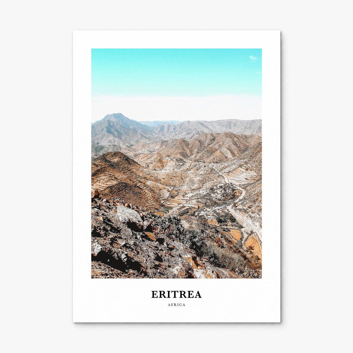 Eritrea Classic Poster, print only (unframed)