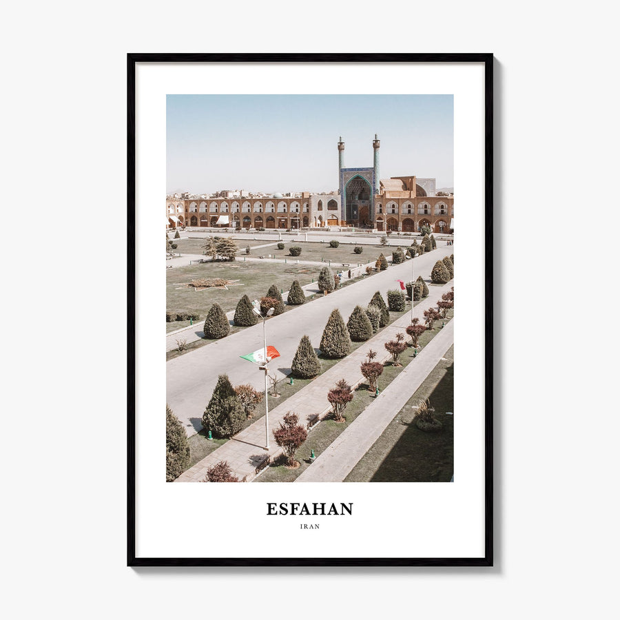 Esfahan Classic Poster, framed poster mockup