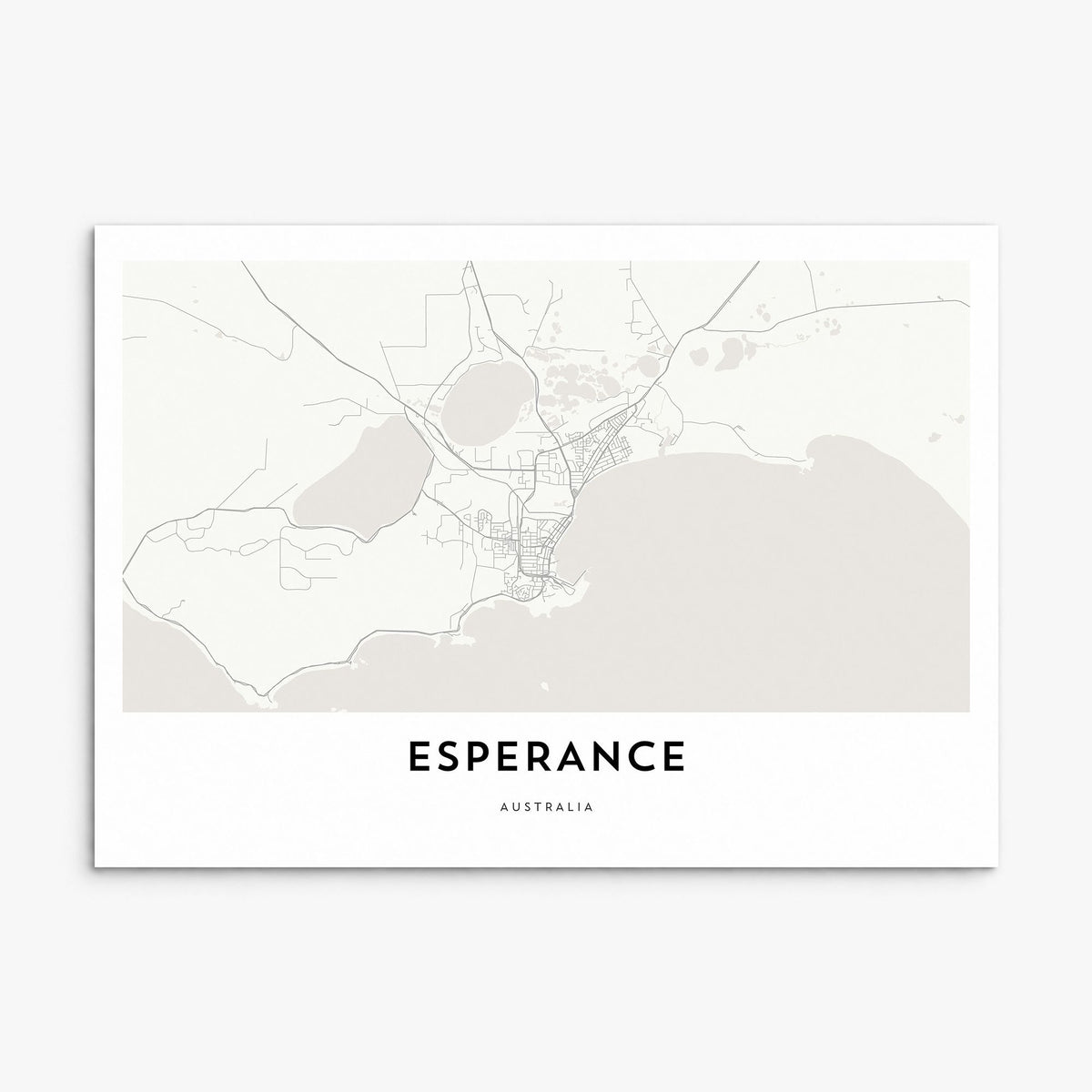 Esperance Map Poster, print only (unframed)