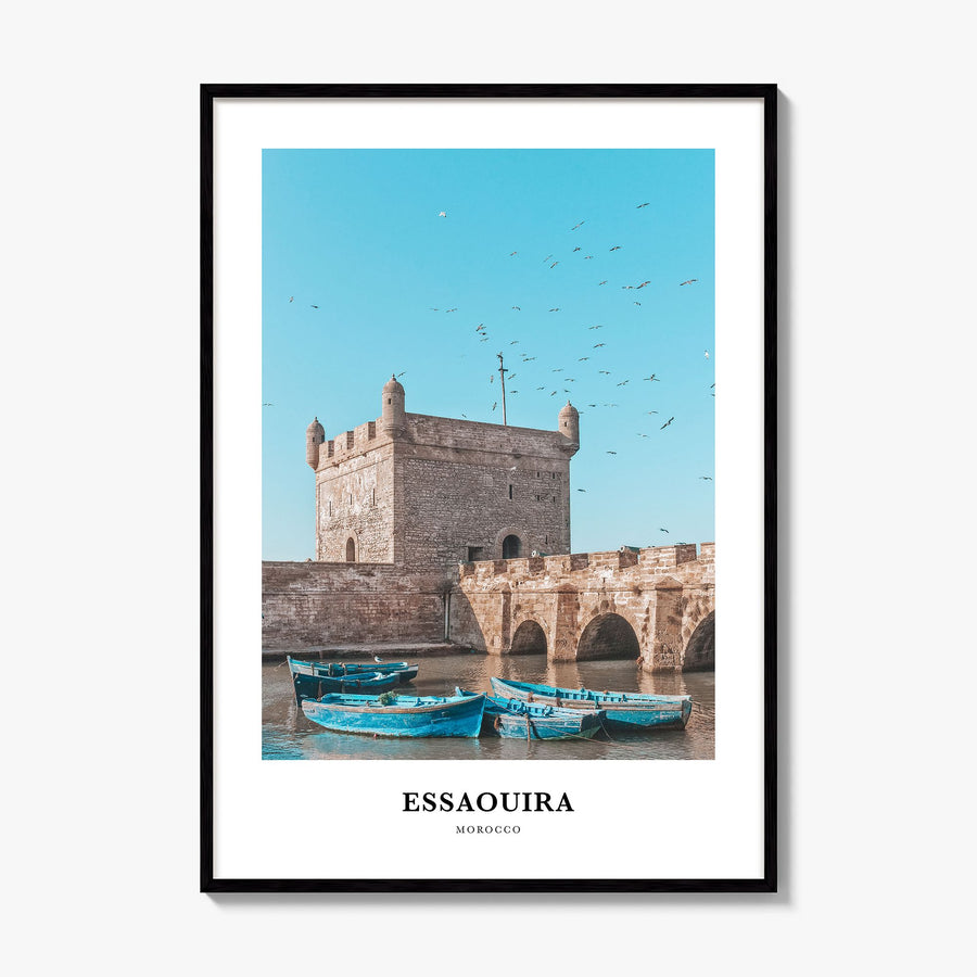 Essaouira Classic No 1 Poster, framed poster mockup
