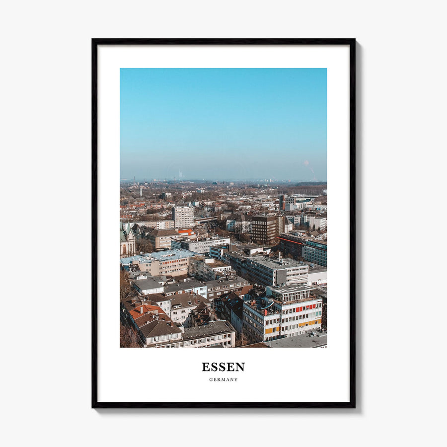 Essen Classic Poster, framed poster mockup