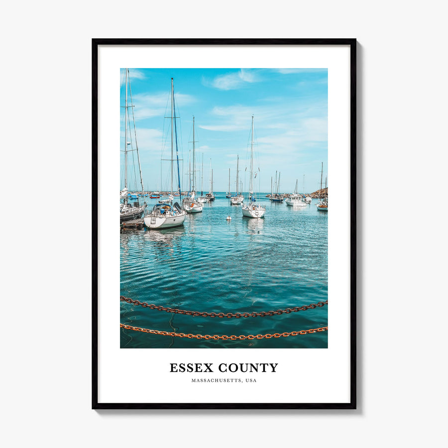 Essex County Classic Poster, framed poster mockup