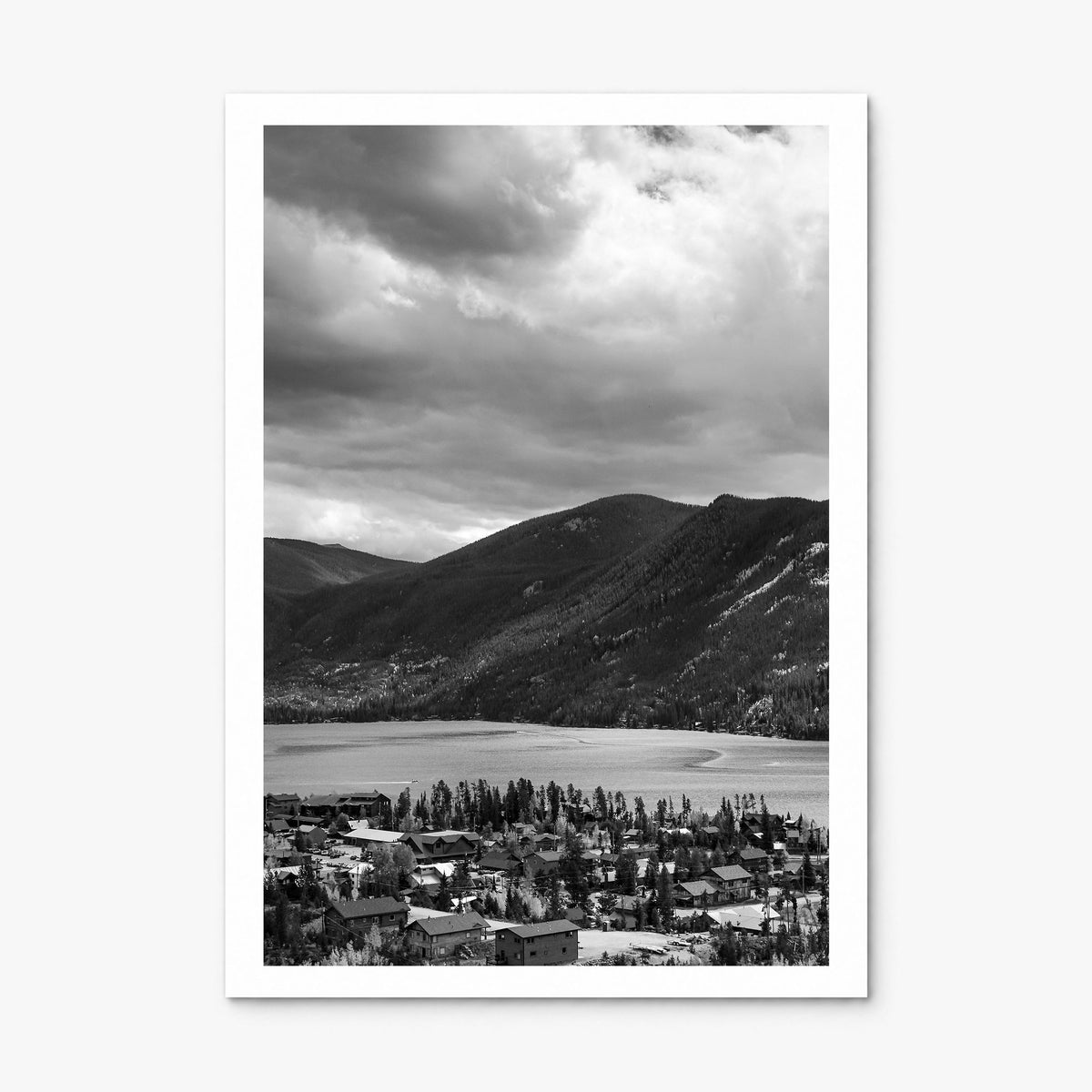 Estes Park Photo Poster, print only (unframed), white border