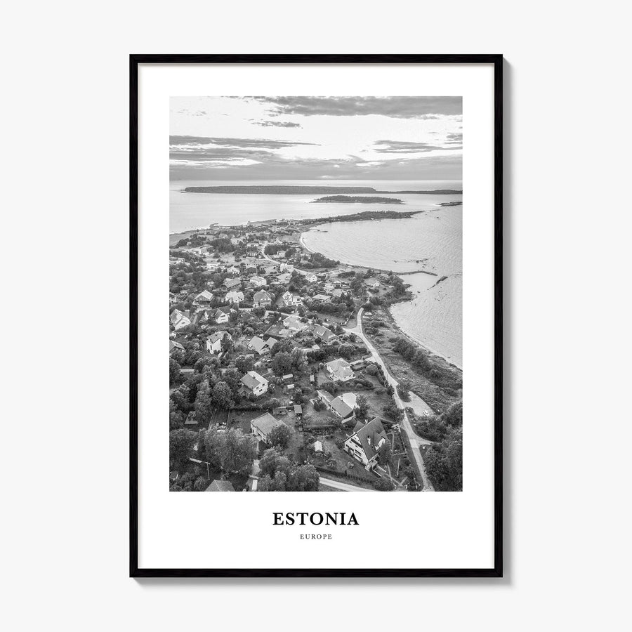 Estonia Classic Poster, framed poster mockup