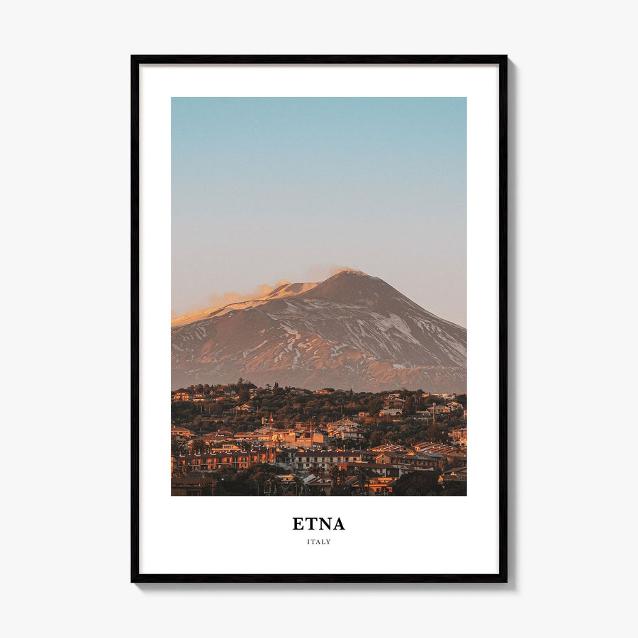 Etna Classic Poster, framed poster mockup