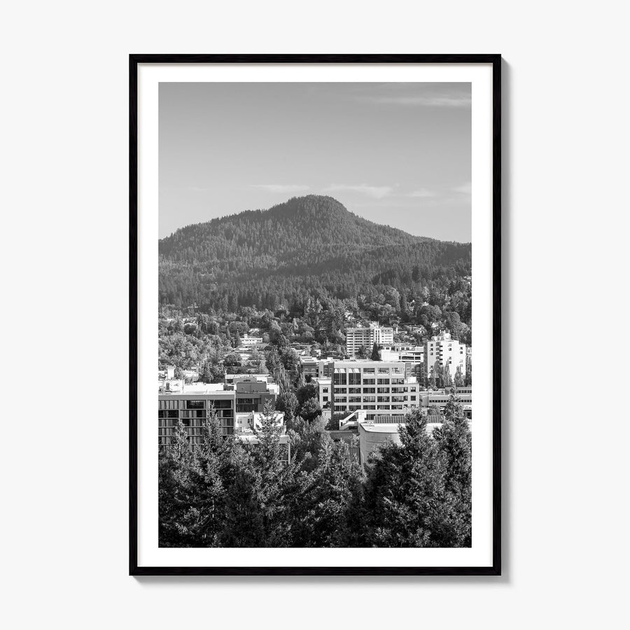 Eugene Photo Poster, framed poster mockup, white border