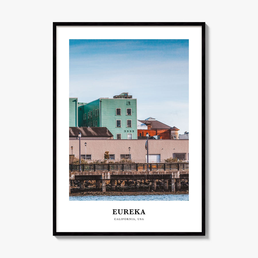 Eureka Classic Poster, framed poster mockup