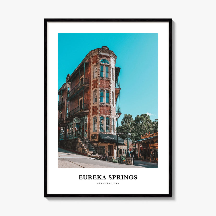 Eureka Springs Classic Poster, framed poster mockup