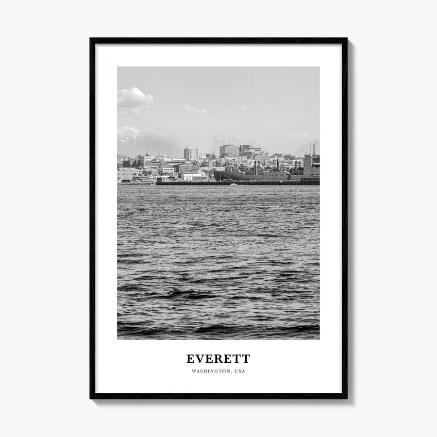 Everett Classic Poster, framed poster mockup