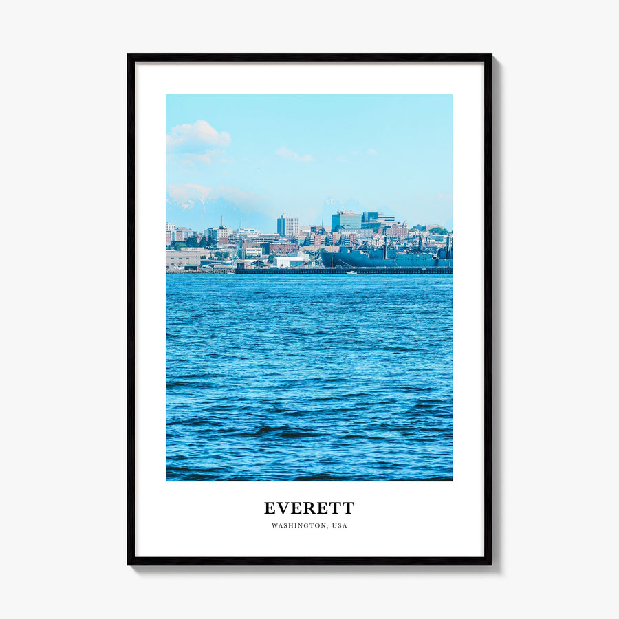 Everett Classic Poster, framed poster mockup