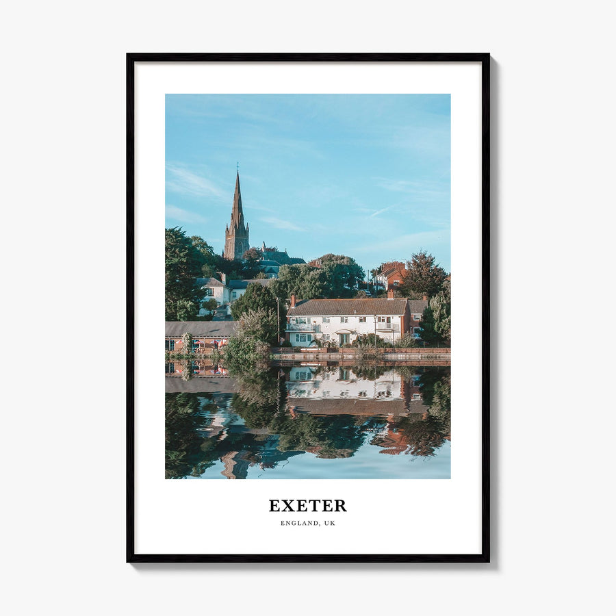 Exeter Classic Poster, framed poster mockup
