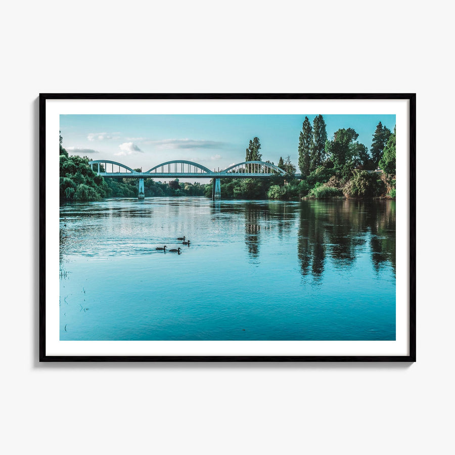 Fairfield Photo Poster, framed poster mockup, white border