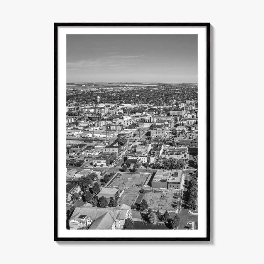Fargo Photo Poster, framed poster mockup, white border