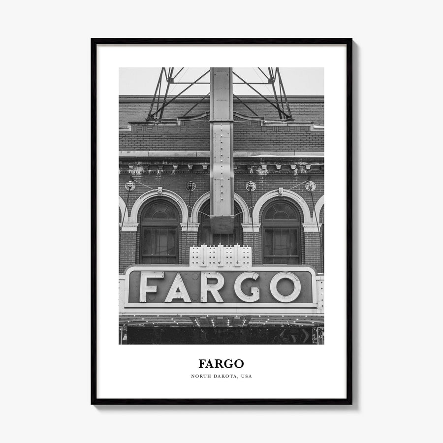 Fargo Classic No 2 Poster, framed poster mockup