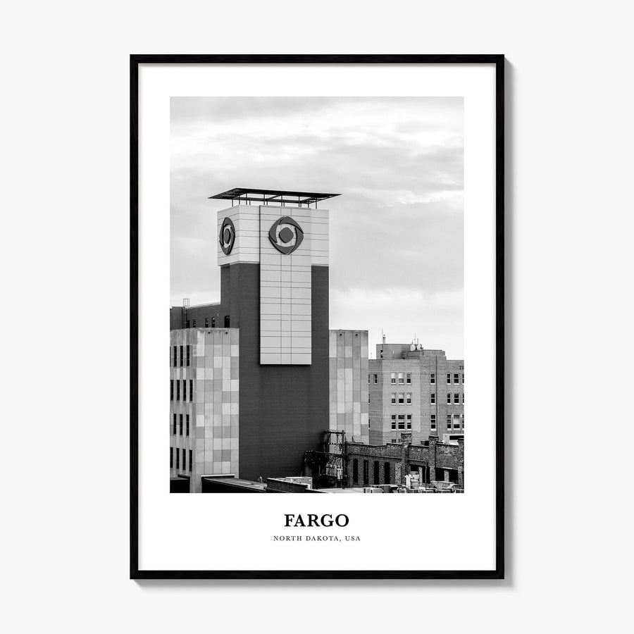 Fargo Classic No 3 Poster, framed poster mockup