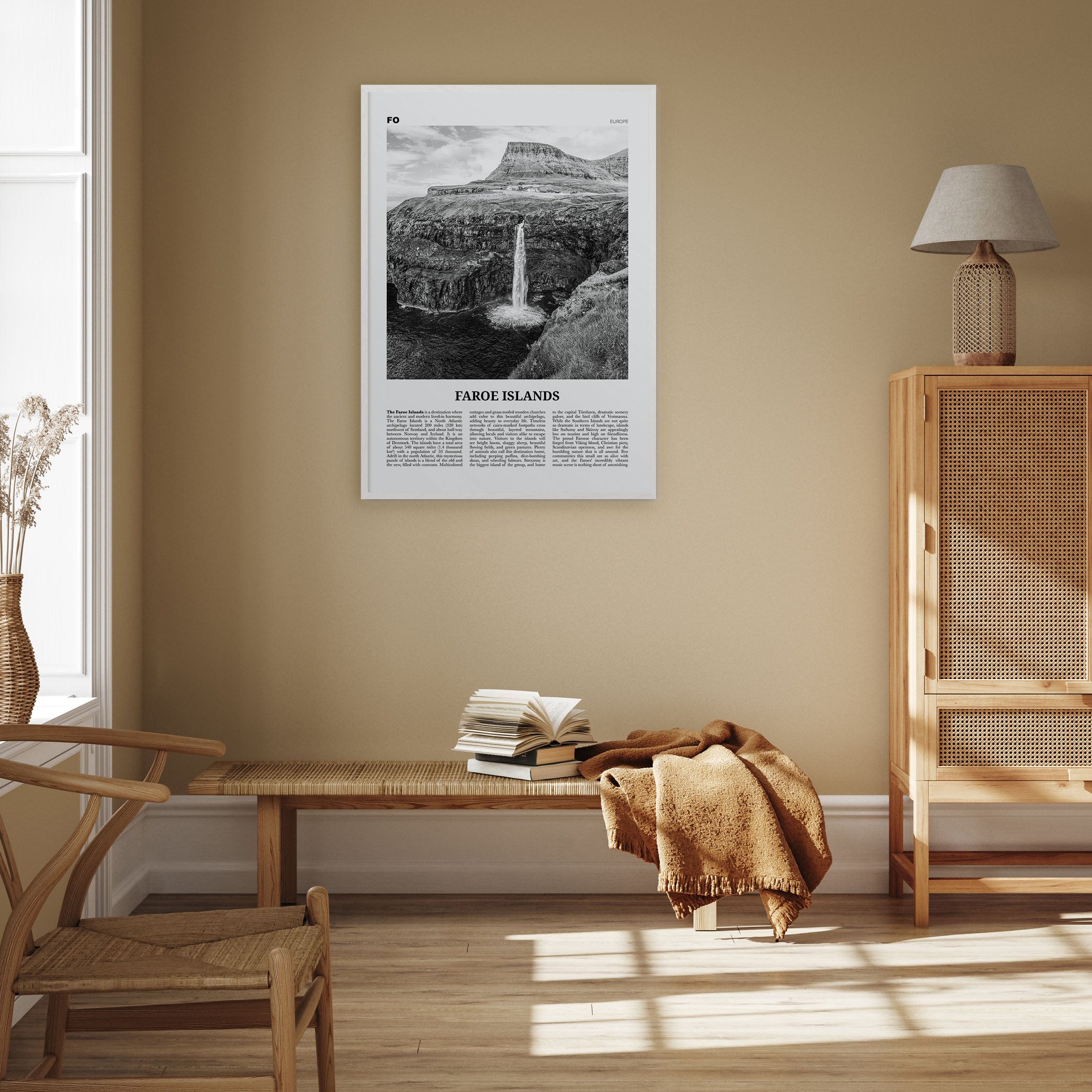 Faroe Islands Poster Nbourhood Travel B&W Poster