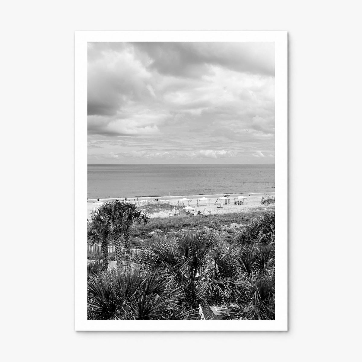 Fernandina Beach Photo Poster, print only (unframed), white border