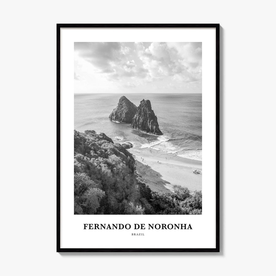 Fernando de Noronha Classic Poster, framed poster mockup