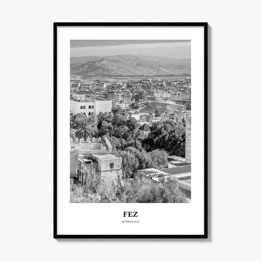 Fez Classic Poster, framed poster mockup