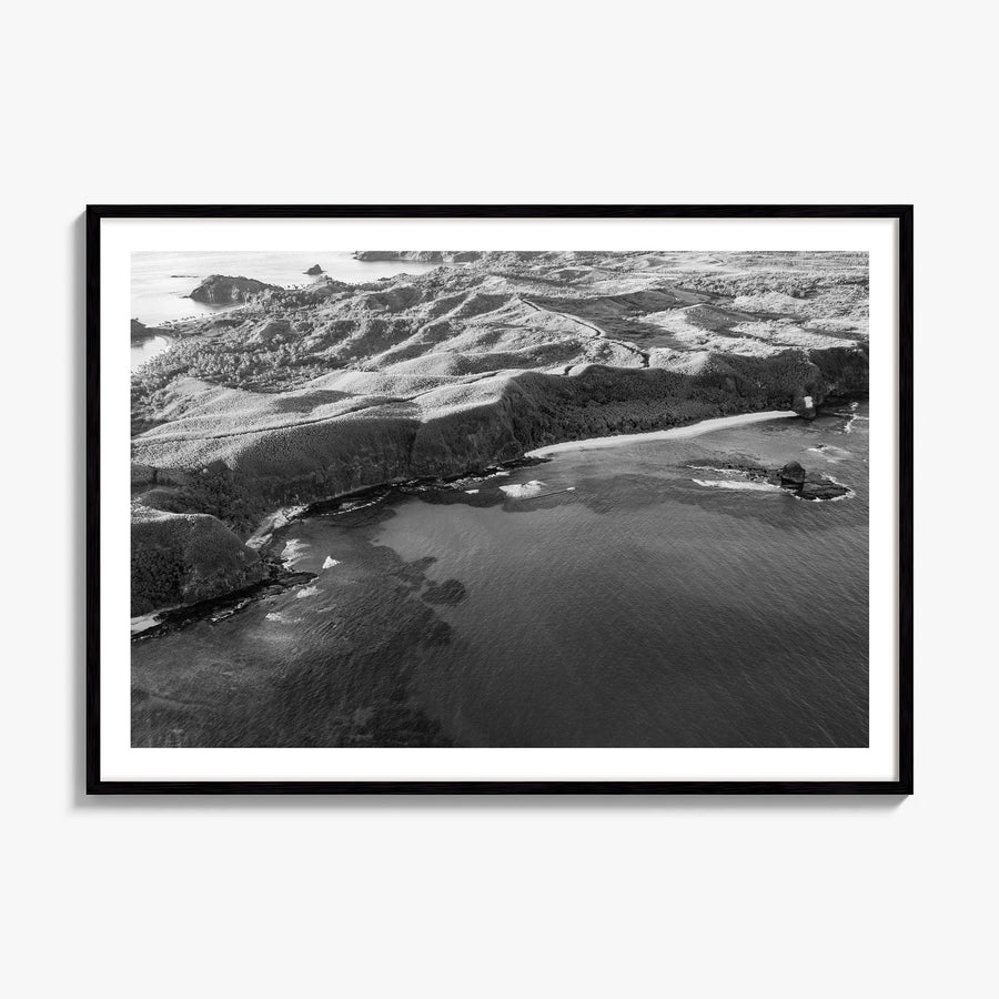 Fiji Photo Poster, framed poster mockup, white border