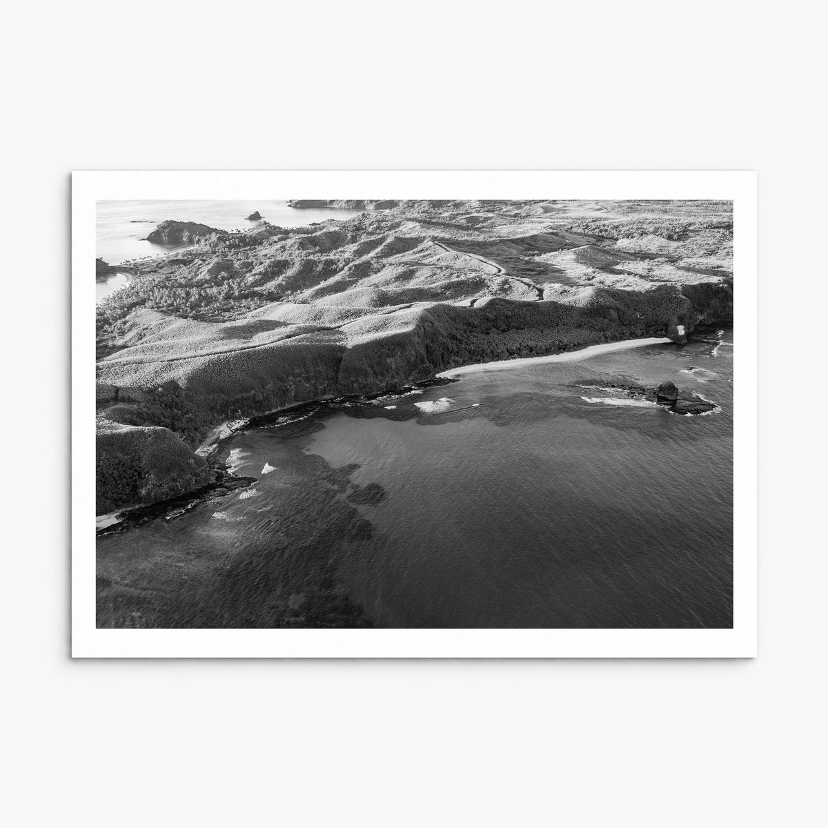 Fiji Photo Poster, print only (unframed), white border