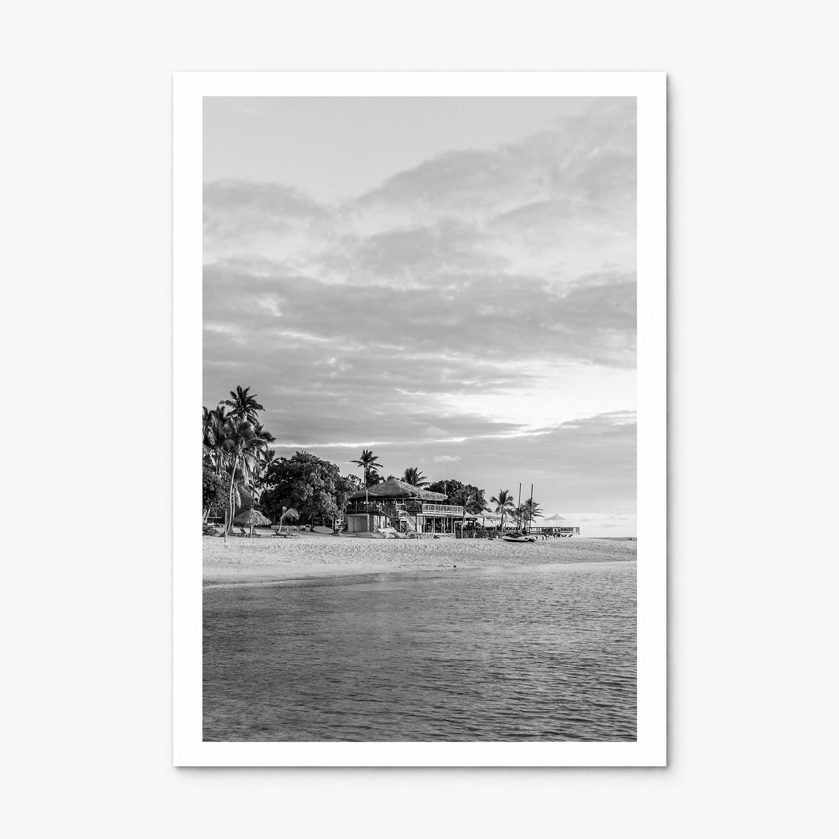 Fiji Photo Poster, print only (unframed), white border