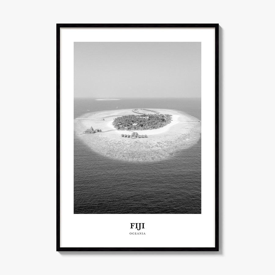 Fiji Classic No 2 Poster, framed poster mockup
