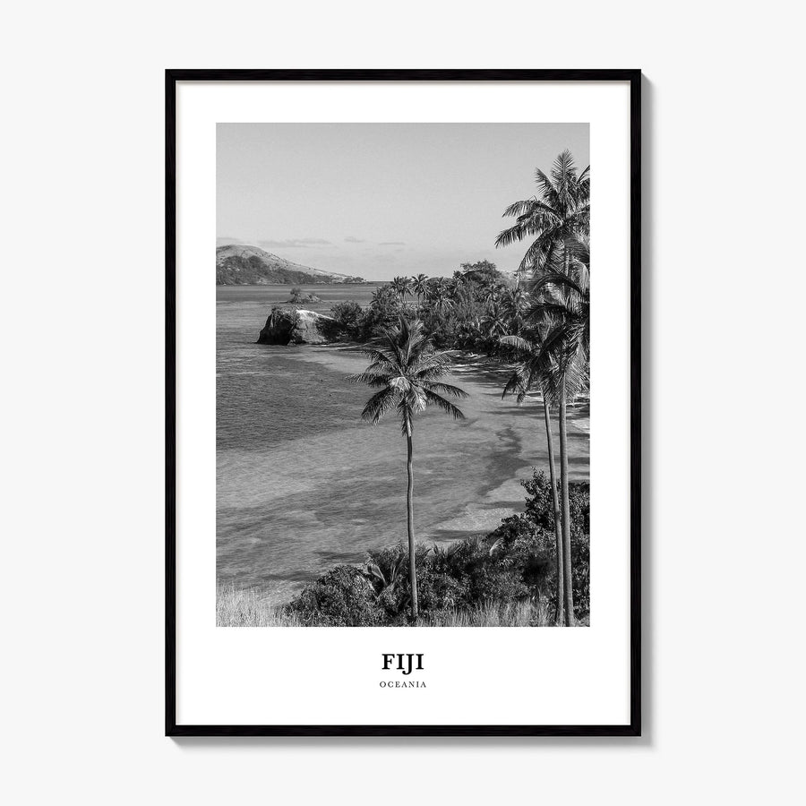 Fiji Classic No 3 Poster, framed poster mockup