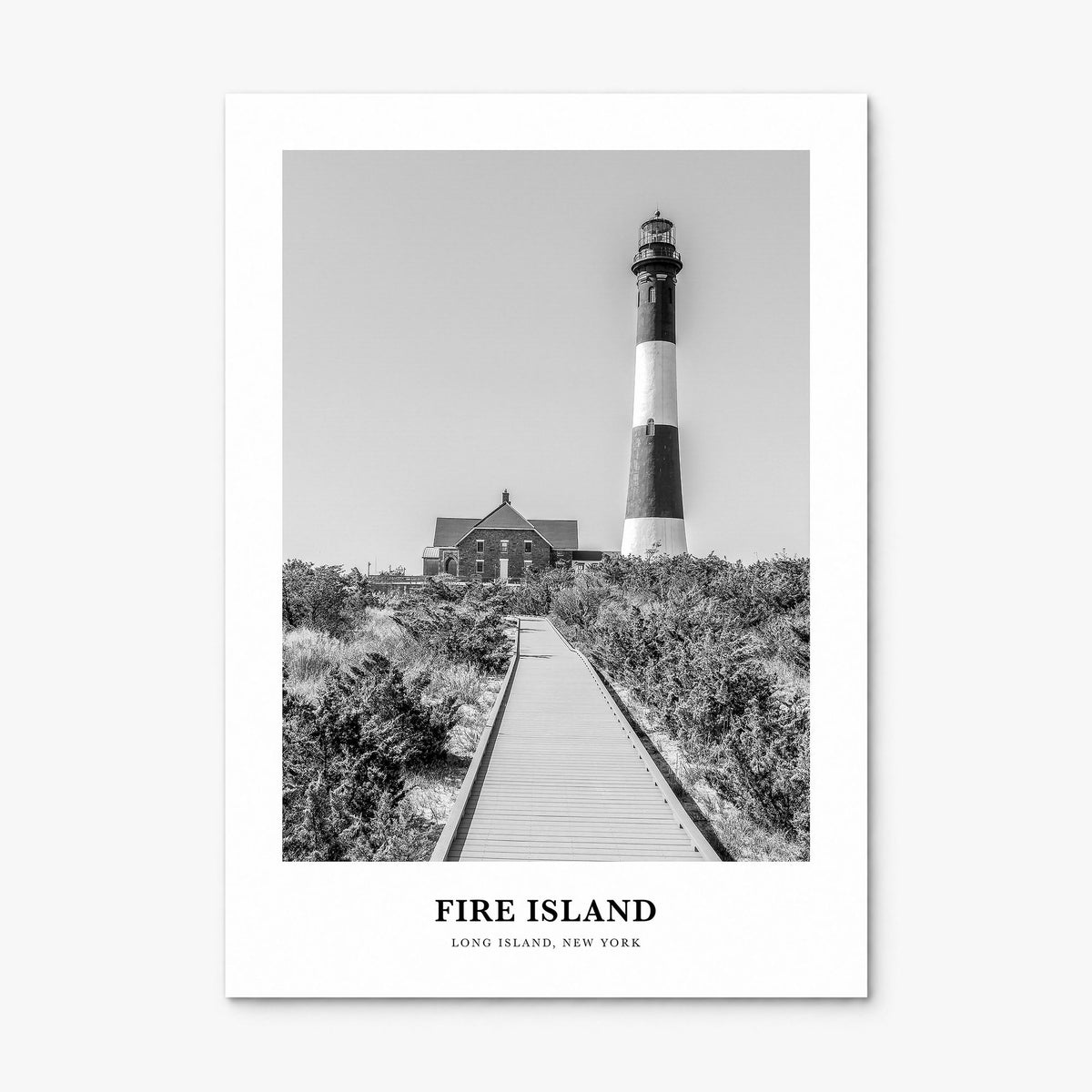 Fire Island Classic Poster, print only (unframed)