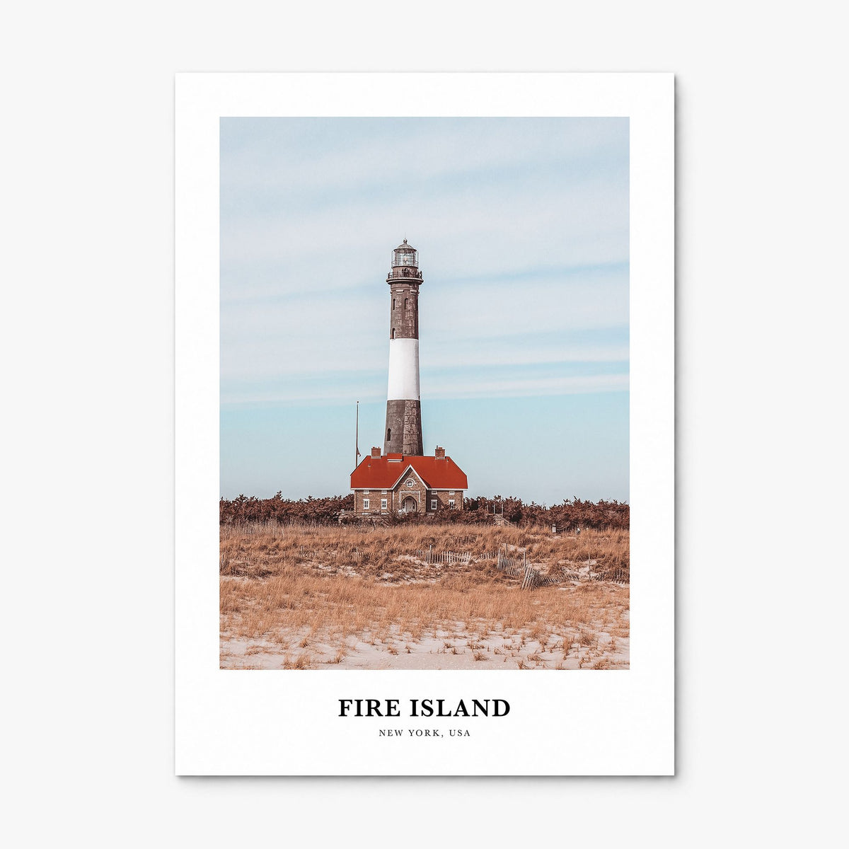 Fire Island Classic No 1 Poster, print only (unframed)