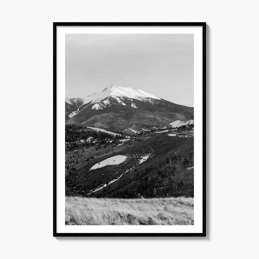 Flagstaff Photo Poster, framed poster mockup, white border