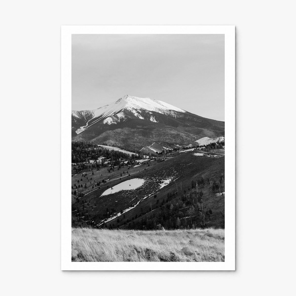 Flagstaff Photo Poster, print only (unframed), white border