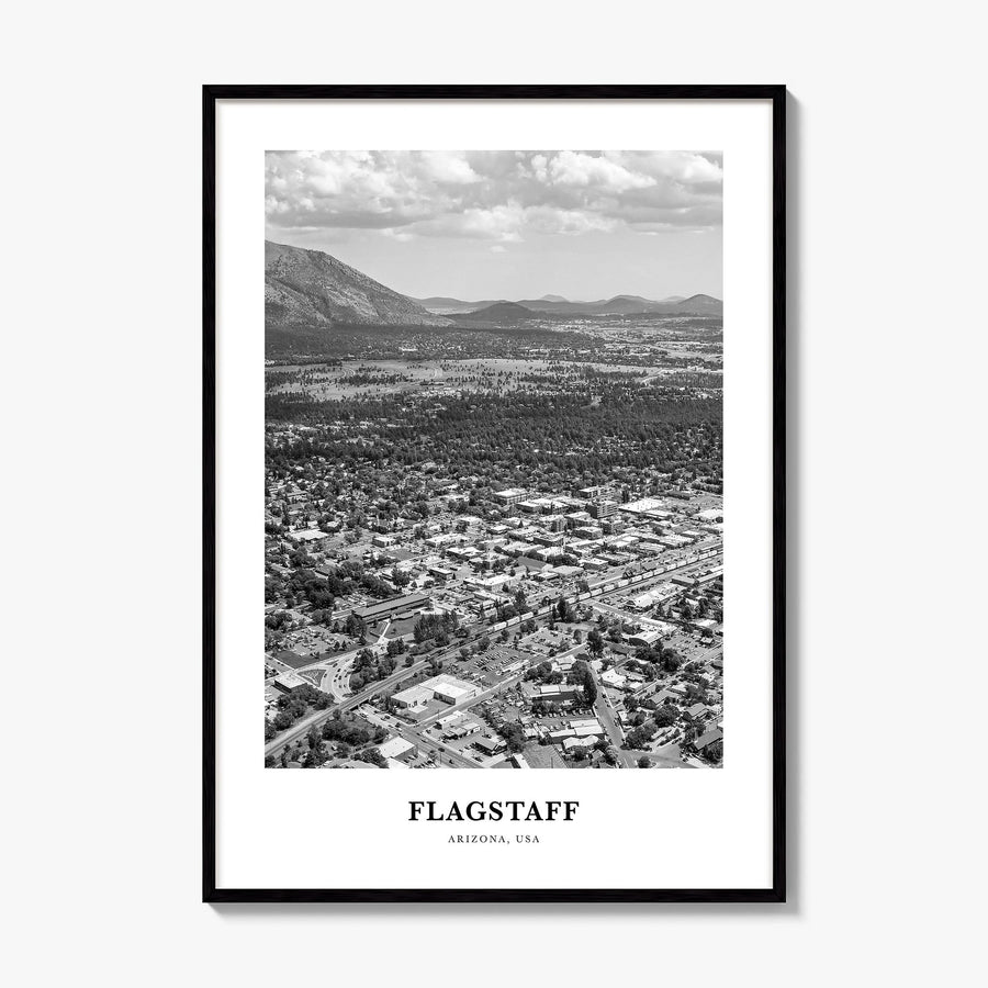Flagstaff Classic Poster, framed poster mockup