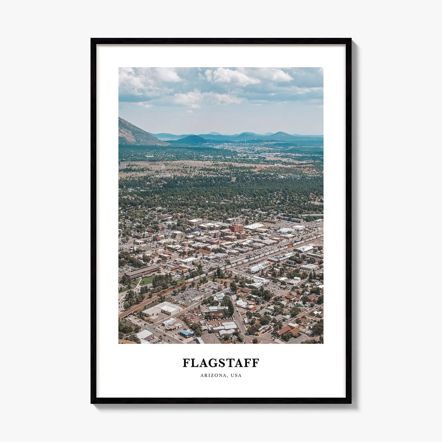 Flagstaff Classic Poster, framed poster mockup