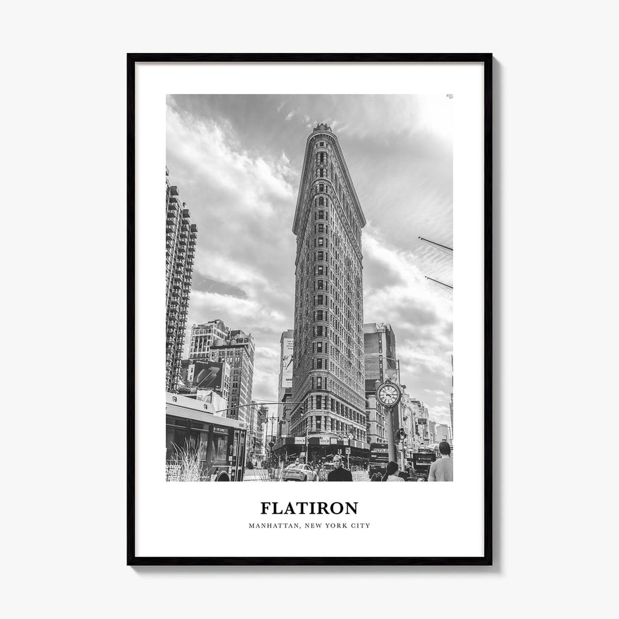 Flatiron Classic Poster, framed poster mockup