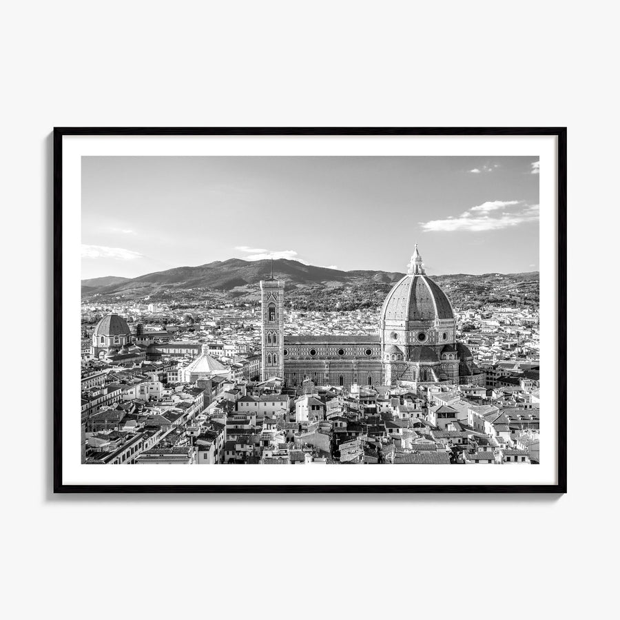 Florence Photo Poster, framed poster mockup, white border