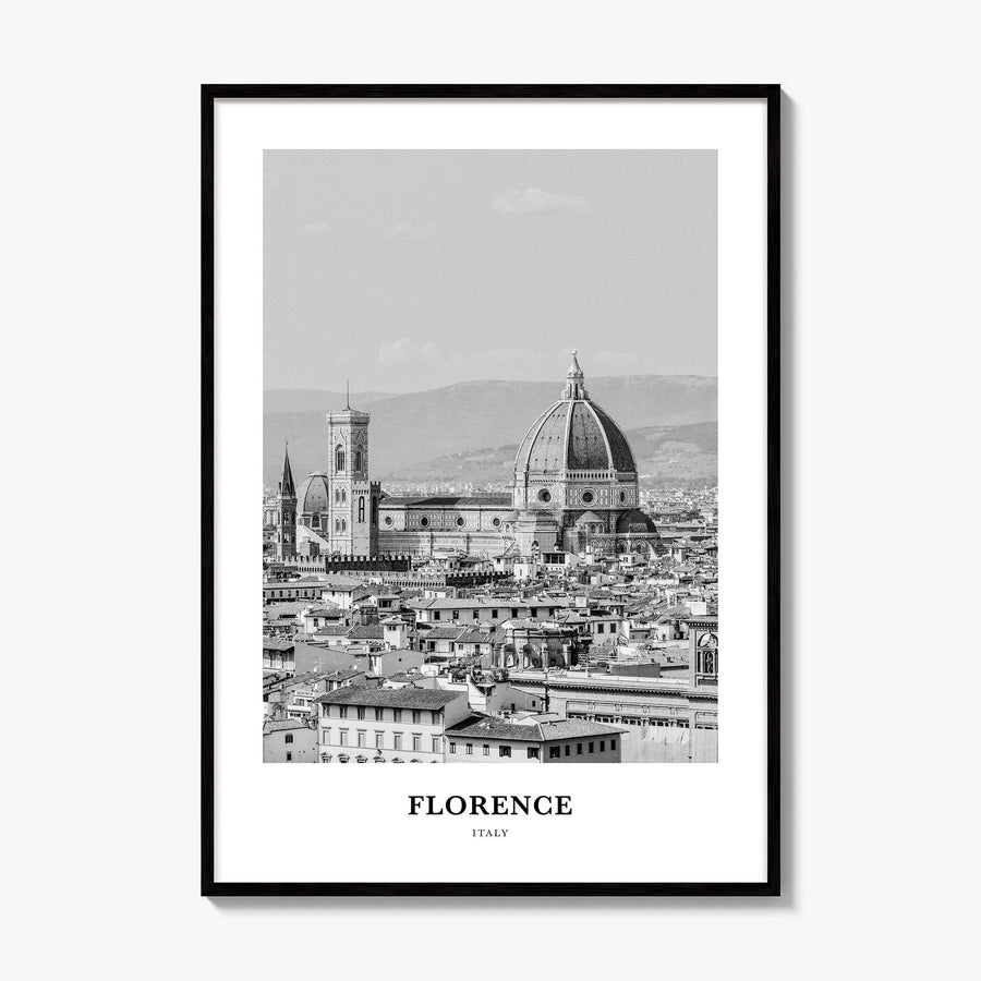 Florence Classic No 3 Poster, framed poster mockup