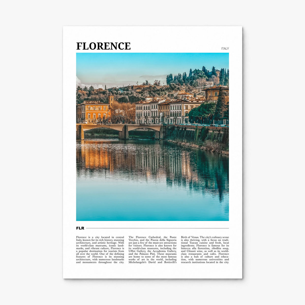 Florence Travel No 2 Poster, print only (unframed)