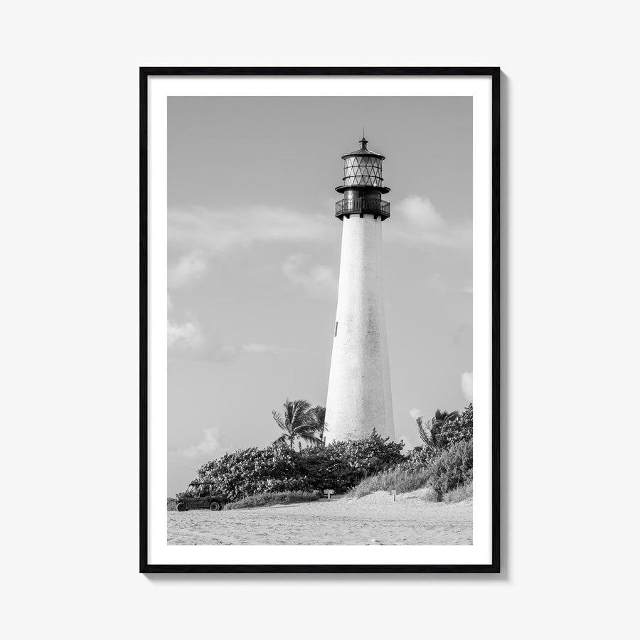 Florida no. 1 black & white photo poster of United States – vertical wall art, unframed print shown in interior mockup