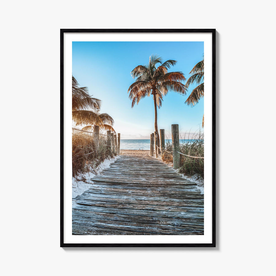 Florida no. 1 colorful photo poster of United States – vertical wall art, unframed print shown in interior mockup