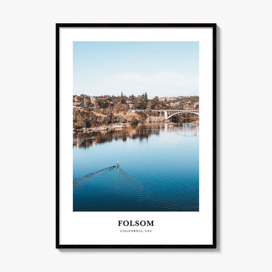 Folsom Classic Poster, framed poster mockup