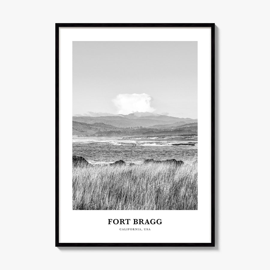 Fort Bragg Classic Poster, framed poster mockup