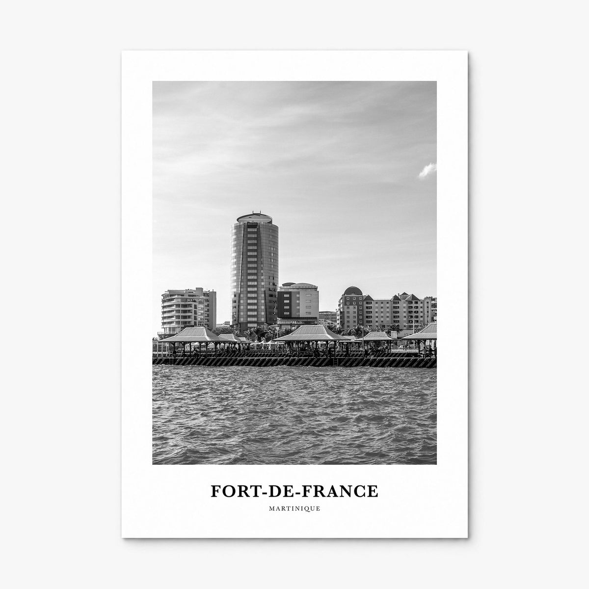 Fort-de-France Classic Poster, print only (unframed)