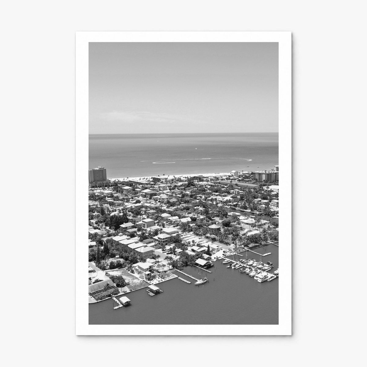 Fort Myers Photo Poster, print only (unframed), white border