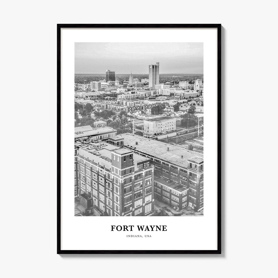 Fort Wayne Classic No 1 Poster, framed poster mockup