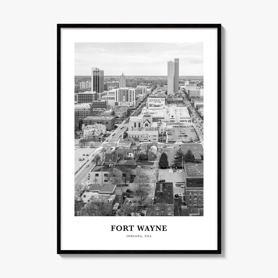 Fort Wayne Classic No 2 Poster, framed poster mockup
